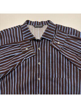 Marimekko Jokapoika Cotton Shirt Relaxed Fit Long Sleeve Heavy Cotton Size 44